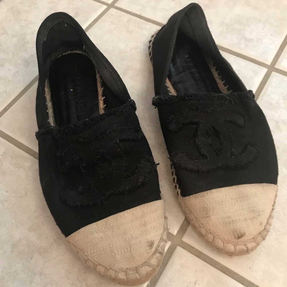 Chanel espadrille flats!! Women’s sz 6